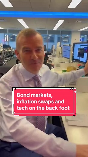What's next for #bond #markets, #inflation swaps, a lot of negativity surrounding #equities and #tech on the back foot — Manus Cranny reports. #money #finance #investing #WallStreet