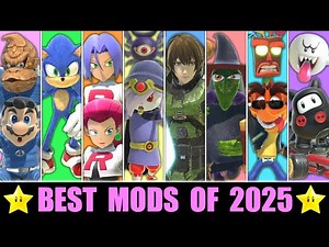 The BEST MODS of 2025 for SMASH BROS. ULTIMATE!
