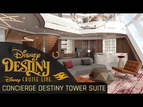 Concierge Destiny Tower Suite Walkthrough Tour | Disney Destiny | Disney Cruise Line 2026