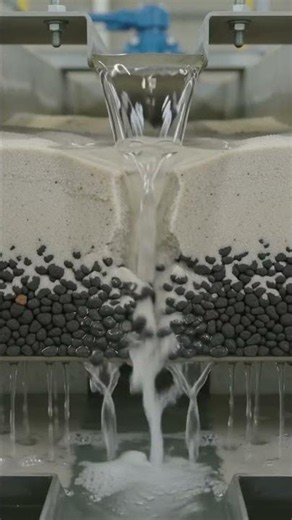 Your drinking water survived THIS before reaching you #filtration #mindblown #facts