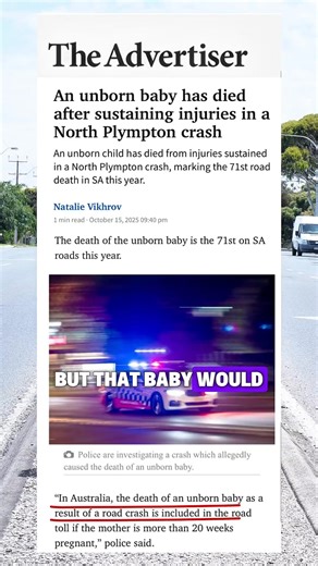 How does it make sense to include a baby killed on our roads as part of the national road toll, and yet there's no mandatory, published national data reporting on babies killed in-utero via abortion? With over 88,000 deaths to abortion annually, this should be reported on, not covered up. 🔵 Sign the CitizenGO petition to demand data transpar on abortions👉AbortionTruth.au 🔴 SHARE this reel to expose the tremendous double standard when it comes to babies in the womb 📣 | Dr Joanna Howe