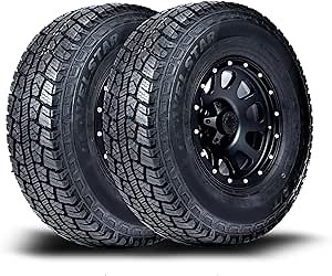 Set of 2 (TWO) Travelstar Ecopath AT All Terrain LT235/85R16 10 Ply 120/116R Light Truck Radial Tire + Three-year Road Hazard Warranty Included 235/85/16