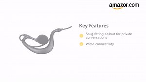 Xpr 3500e Earpiece Headset Mic PTT for Motorola XPR3500 XPR3000 XPR3300 XPR3300e Walkie Talkie 2 Way Radio G Shape