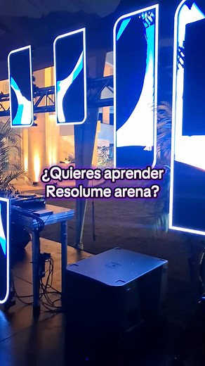 Aprende a utilizar Resolume Arena para pantallas LED