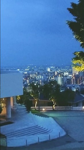 在学生のお気に入りの景色No1！甲南女子大学のキャンパスから見える神戸の夜景 #甲南女子大学 #夜景 #神戸 #村野藤吾