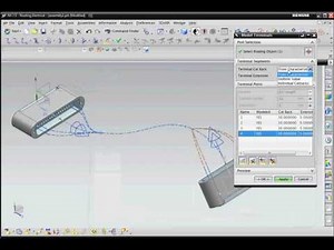 NX7.5 Electrical routing, 04 Create wire and terminals