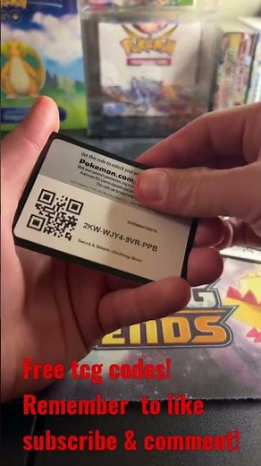 Free Pokémon tcg codes!!