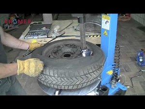 Aufbau der Reifenmontiermaschine