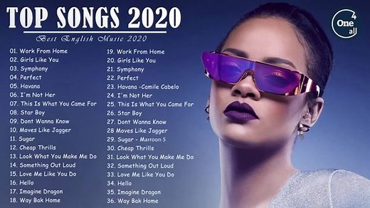 2020年英文热歌排行榜