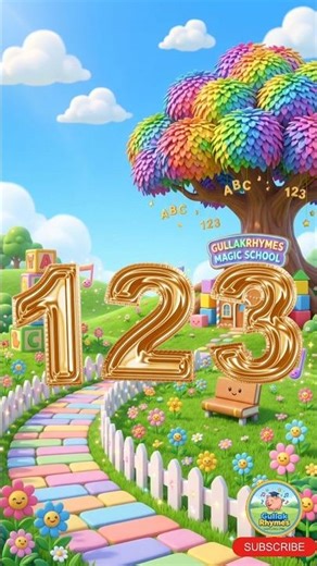 Alphabet song | 123 song | Colour name #shorts #learning