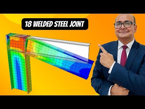 ABAQUS Tutorial #18 – steel beam column connection (WELDED)