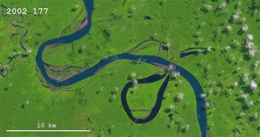 Vermont River Conservancy on Instagram: "How do rivers change over time? Check out this animation illustrating fluvial geomorphic changes! This is an example of the Ucayali River in Peru. Where the river is fastly changing course at an impressive speed, this is just in 30 years. Most rivers will not change at such a high rate as this one is. One thing fluvial geomorpholigst's study is the rate at which a river will meander and migrate. Interesting right? Credit: NASA/USGS Landsat, Zoltan Sylvest