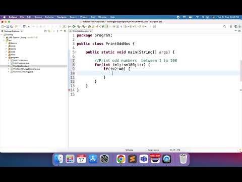 Print Odd numbers between 1 to 100 | Java