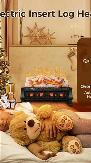 Experience Cozy Comfort with Joy Pebble Electric Fireplace!