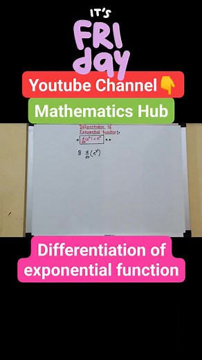 Differentiation of exponential function #differentiation #calculus #maths #Rules #tricks #IITJEE #engineering | Mathematics Hub