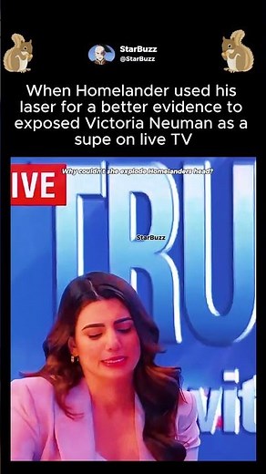 Homelander exposing Neuman live on TV was insane 😳 #homelander