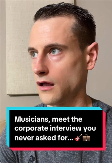 If being a musician came with corporate-style interviews… here’s how it would really go. 🎸💼 Guess who’s selling tickets to the cafeteria? #MusicianLife#singersongwriter #IndieArtist #musicians #musichumor