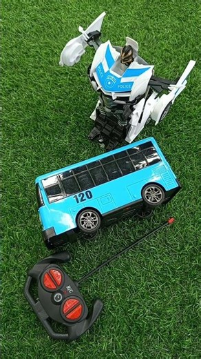 ASMR Unboxing and Testing RC Car Tayo The Little Bus Toys and RC Police Car Robot Toys No Talking