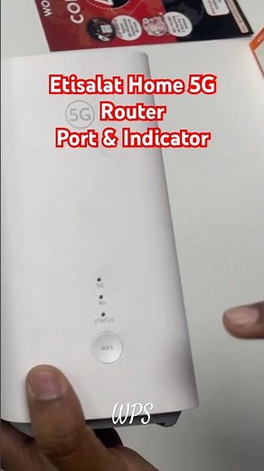 Etisalat Home WiFi 5G Router/Modem Contents #wifi #freewifi #DubaiTechHub #etisalat #etisalat5g