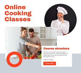 Online cooking classes - WordPress Theme by Nicepage