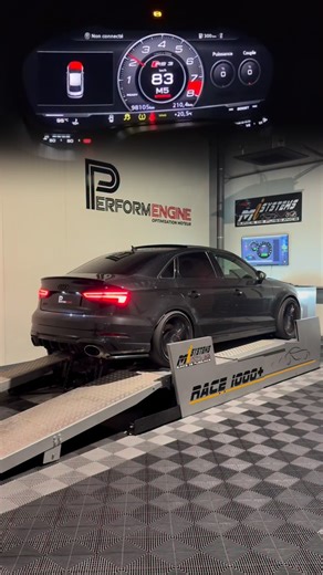 🚗 Audi RS3 8V2 DNWA 2.5 TFSI 400ch : 📉 Origine : 400ch - 480Nm 📈 Stage 1 : 513ch - 656Nm 📈 Gains : 113ch 176Nm ⚙️ Stage 2 TCU DQ500 MQB ⛽️ Résultat obtenu à l’E85 🔃 Multimap / Mapswitch : - Map 1 : RON98 - Map 2 : E85 - Map 3 : Anti démarrage 🔧 Nos services : Vente & installation de pièces performance Reprogrammation moteur & boîte automatique Passage au banc de puissance 🛒 shop.performengine.be Pour plus d’informations : 📩 info@performengine.be 📲 065/70.02.26 📍Rue du Grand Courant 4A/