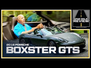 2015 Porsche Boxster GTS – Best Sport Exhaust Ever? | One-Mile Review