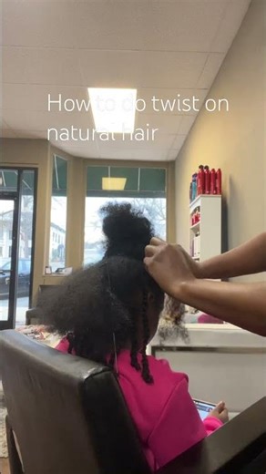 How to do the two strand twist on natural hair