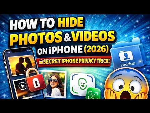 How to Hide Photos and Videos in iPhone | Easy Method 2026