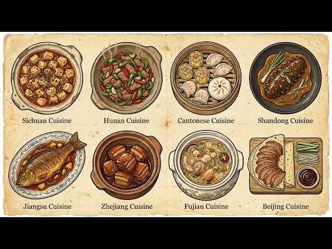 Every Chinese Cuisine Explained In 7 Minutes
