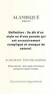 10K views · 129 reactions | Alambiqué,"Dérivé du mot arabe...