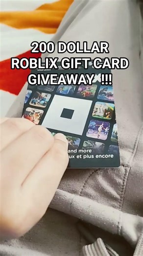 FREE 200 DOLLAR ROBUX GIFT CARD !!! NO CAP #roblox #cool #shorts #2026 #fun #funny #gaming