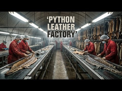 Inside the Python Leather Factory: How Exotic Skins Become Luxury Fashion wear