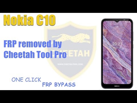 Nokia C10 FRP or Google Account Removed by Cheetah Tool Pro