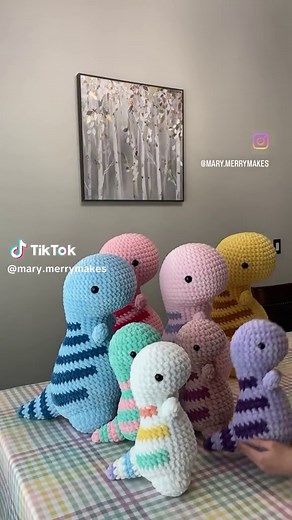 Mega-Dino Crochet Pattern Available Now on Website