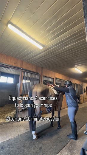 Bec | Equestrian Fitness Coach | Equestrians, you don’t need more workouts — you need targeted ones. These 3 movements help reduce hip tightness, improve saddle position,... | Instagram