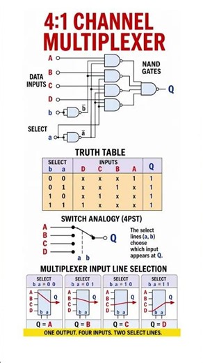 Digital Multiplexer design and working principle