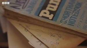 'They are unique and invaluable' Lady Anne Dodd has told #BBCBreakfast why she has saved the hand written books by comedy legend Ken Dodd and is now putting them on public display https://www.bbc.co.uk/news/entertainment-arts-66727223 | BBC Breakfast