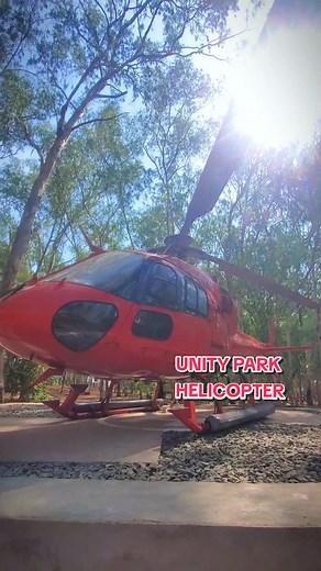 Helicopter Installation at Unity Christmas Park