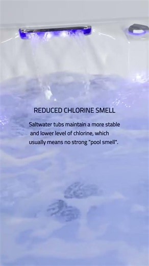 Experience the smarter way to care for your hot tub ✨ #masterspas #hottub #saltwater #wellness