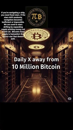 146.60X Away From 10 Million Bitcoin | February 26th, 2026 | #navigation #stars #fixed