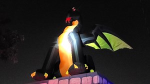 Watch Halloween Dragon Inflatable with Moving Wings on Amazon Live