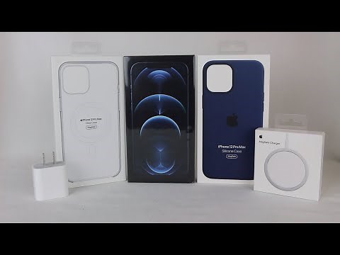 iPhone 12 Pro Max (Pacific Blue) & MagSafe Accessories Unboxing!