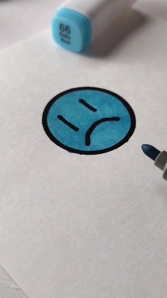 just a sad emoji making 💙