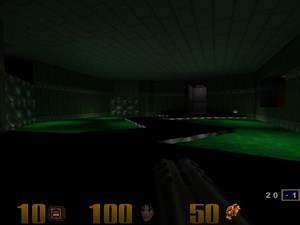 Doom - Hangar (Episode 1 - Level 1) addon - Quake III Arena