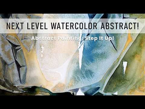 🎨 How to Paint a Watercolor Abstract: Beyond the Basics 🌊✨