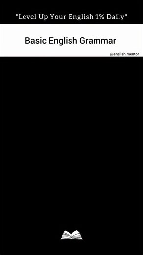 Your English Mentor™ | Master basic English grammar in one glance 💡 Perfect for beginners & quick revision! Save this chart 📚 and follow @english.mentor__ for... | Instagram