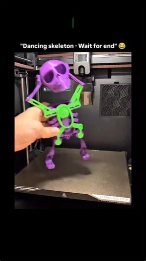 Knowledge | Curiosity | Discovery on Instagram: "The clip features a quirky dancing skeleton toy that comes to life with hilarious rhythm and exaggerated moves. Every bounce, shake, and twist gives this little skeleton more personality than you’d ever expect from a pile of plastic bones. Its playful motion and unexpected charm make it the kind of clip viewers watch on repeat — a perfect mix of spooky, funny, and satisfyingly weird. Follow for more @infovoult"