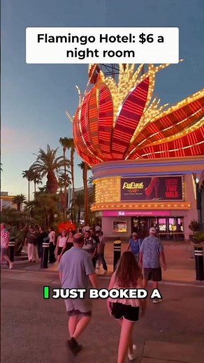 I booked a $6 hotel room in Las Vegas 🎰 #vegas #travel #cheap