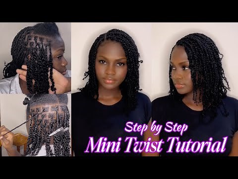 Mini Twist Tutorial With Extensions | Detailed Tutorial For Beginners | Ft. QVR Hair
