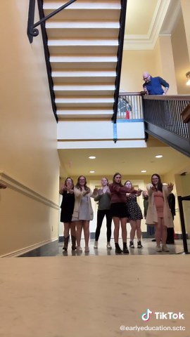 Not very coordinated today, as people in the state house were watching us LOL #earlyeducation #sctc